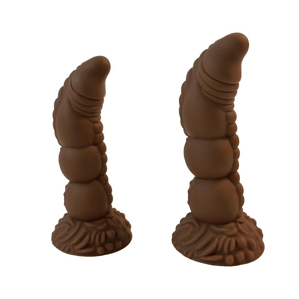 Brown Tentacle Fantasy Anal Plug Dildo