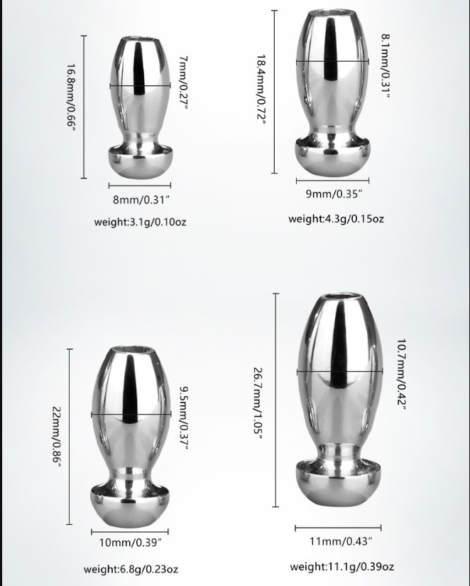 Hollow Sounding Rod Urethral Sex Toy -WeLovePlugs