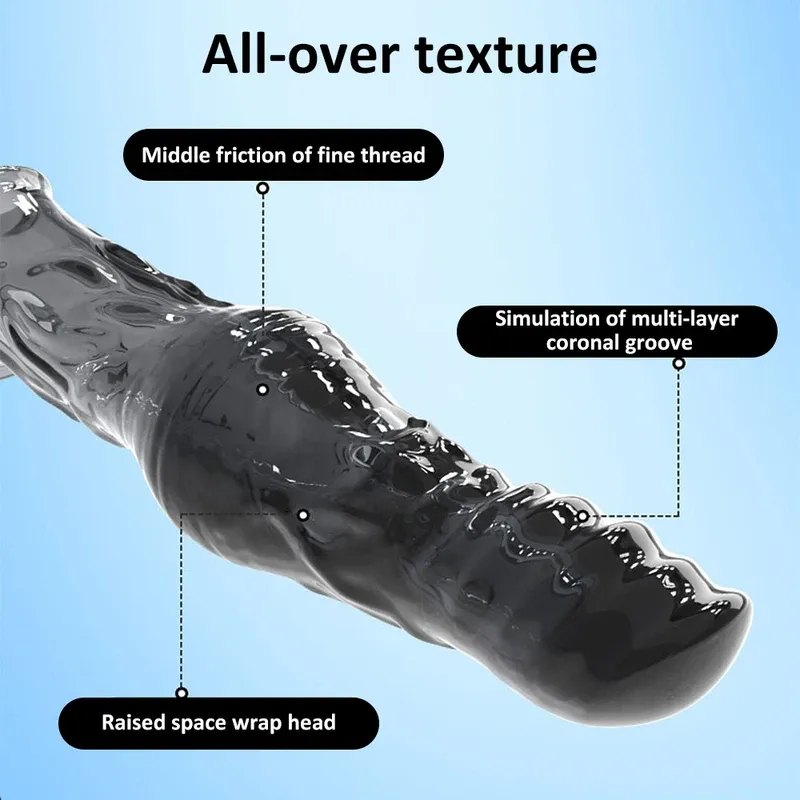 Penis Sleeve Extensions with Vibration -WeLovePlugs