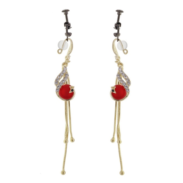 Red Tassels Nipple Clamps -WeLovePlugs
