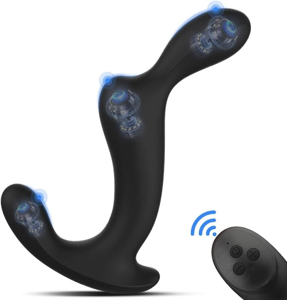 10-Mode Triple-Point Prostate Massager with Remote - image 1