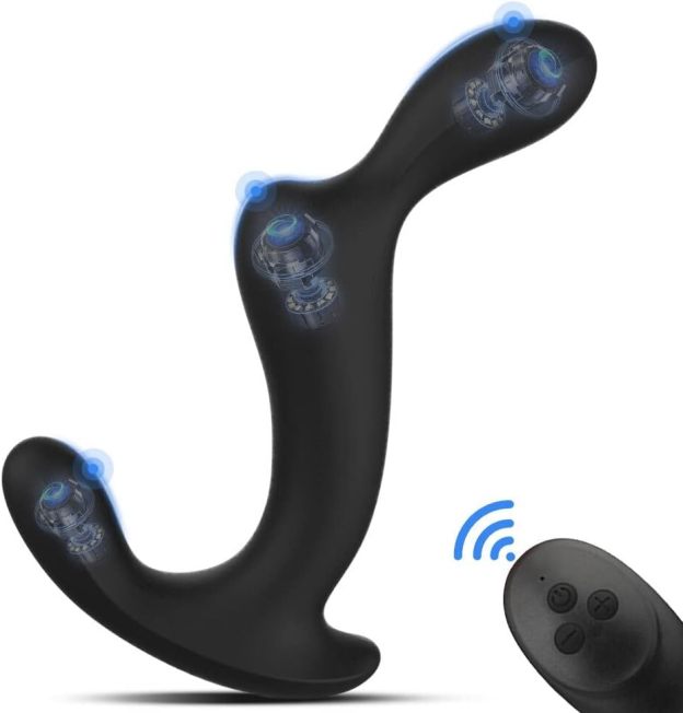 10-Mode Triple-Point Prostate Massager with Remote - image 1