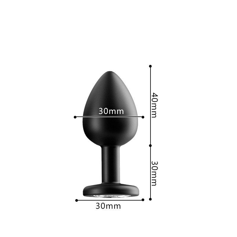 Crystal Diamond Anal Butt Plugs 3 Set