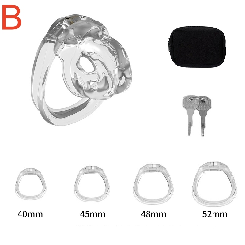 Adjustable ABS Chastity Cage – Lightweight & Discreet Lock for Long-Term Wear-WeLovePlugs