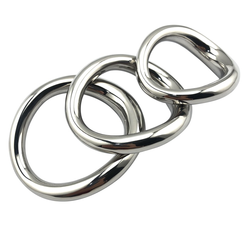 Ergonomic Steel Cock Ring -WeLovePlugs