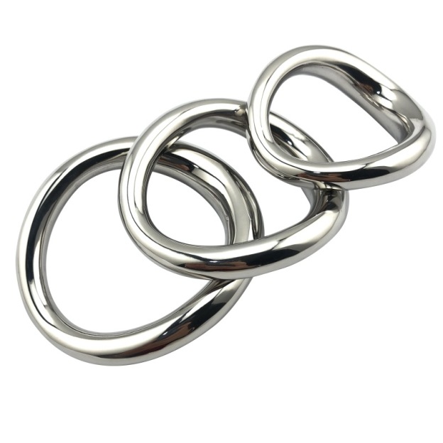 Ergonomic Steel Cock Ring -WeLovePlugs
