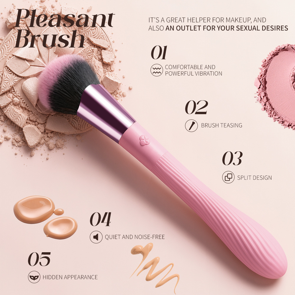 Pleasant Brush Vibrator - Pink - image 9