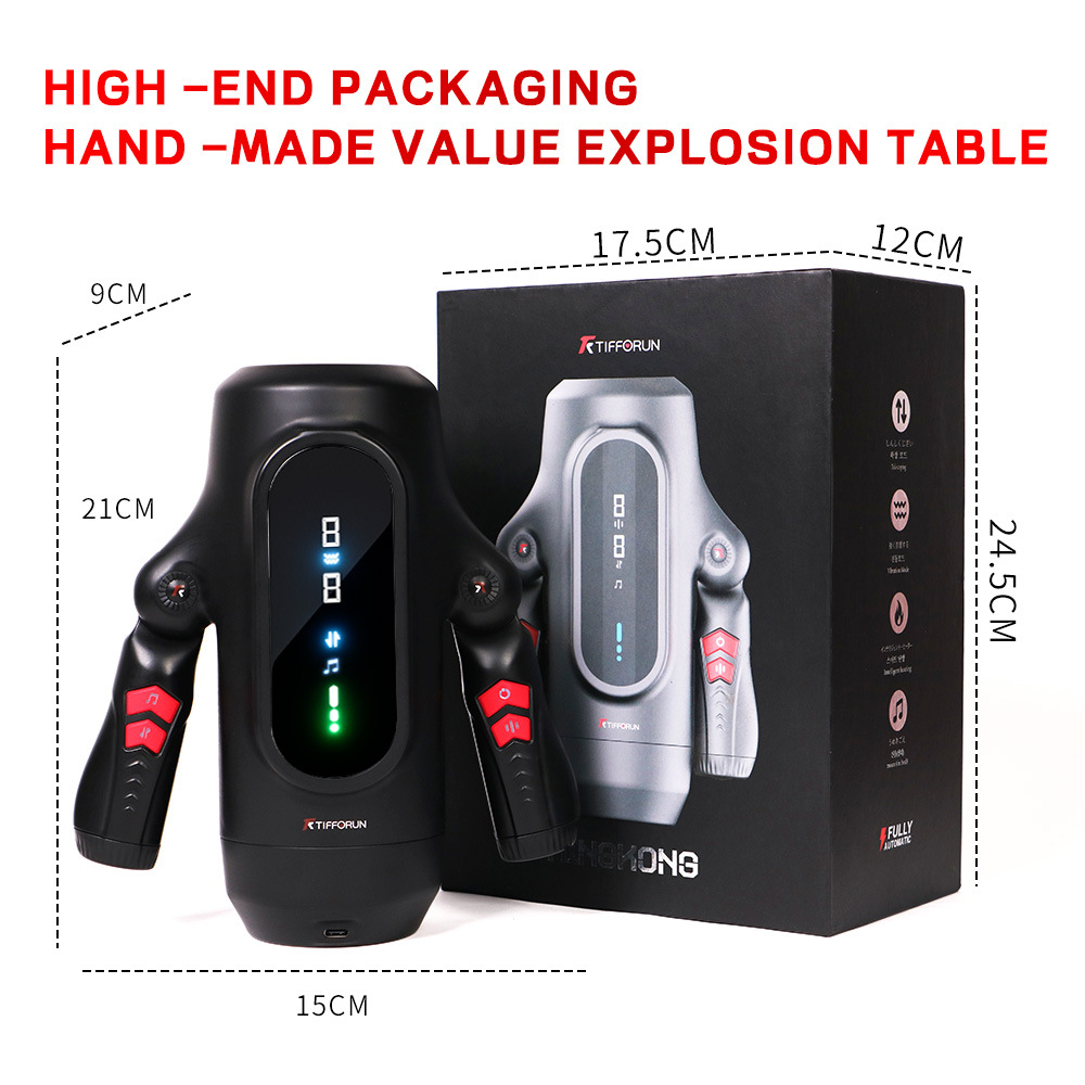 Male Masturbators Automatic Telescopic Vibrator-WeLovePlugs