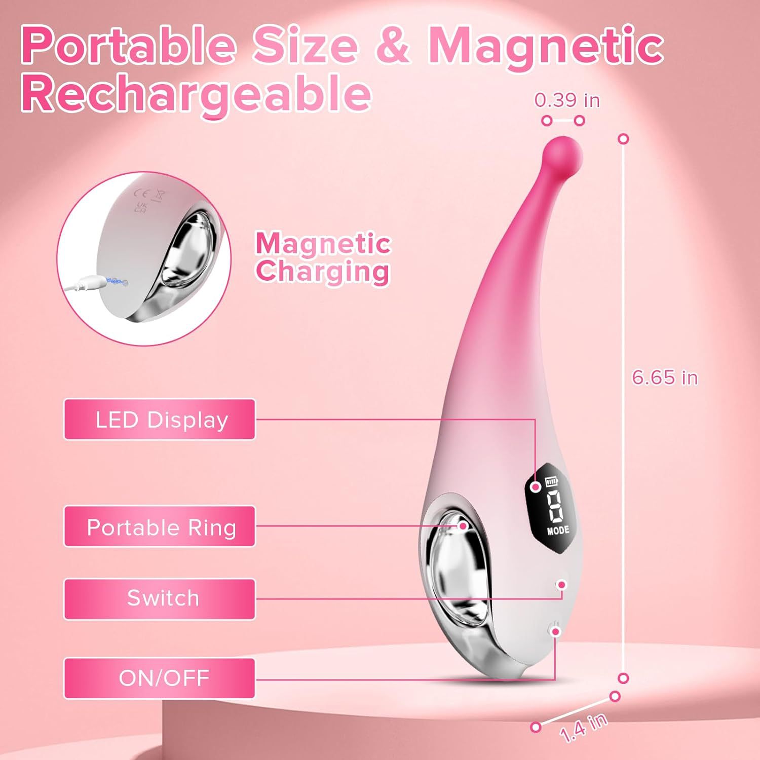 Premium 3D Spiral Oscillation Clitoral & G-Spot Vibrator for Women and Couples - image 7
