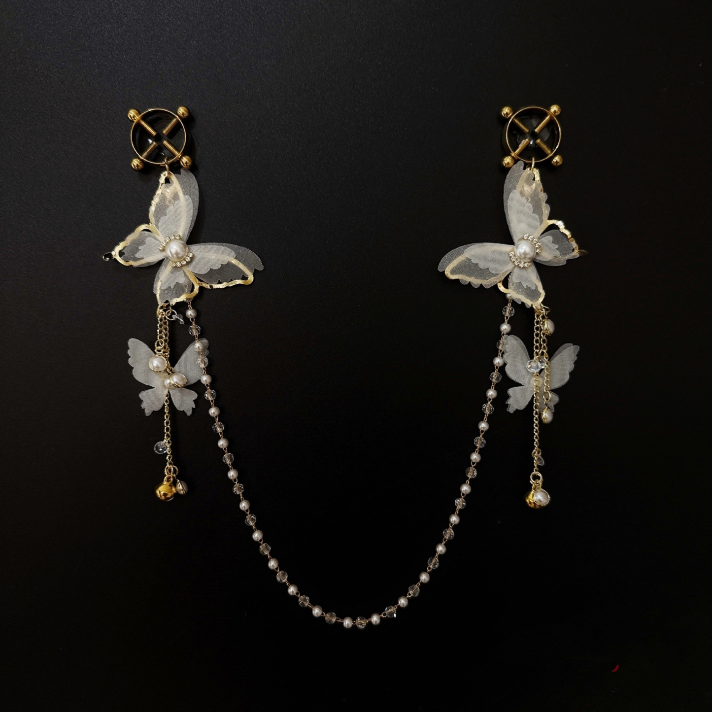 Lace & Discipline: Nipple Clamp & Butt Plug-WeLovePlugs