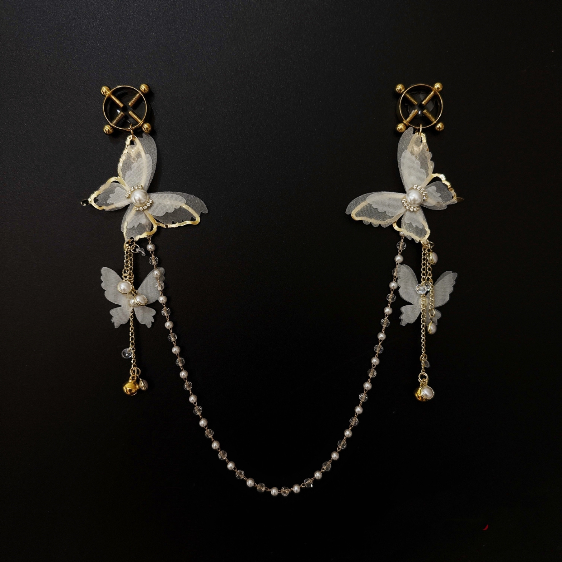 Lace & Discipline: Nipple Clamp & Butt Plug-WeLovePlugs