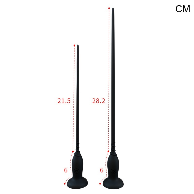 Silicone Electric Urethral Sounding With Suction Cup-WeLovePlugs