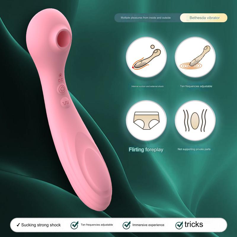 Women Clit Suction Vibrator USB Rechargeable -WeLovePlugs