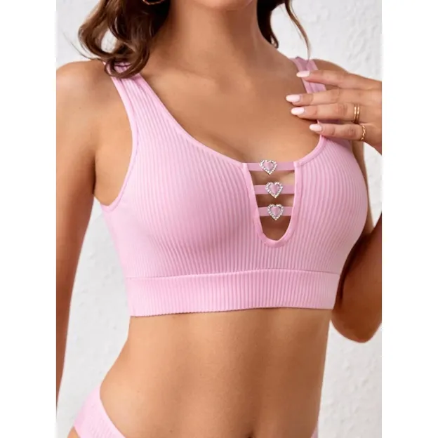 Sheer Lace Lingerie Set for Women – Deep V Teddy with G-String Panties-WeLovePlugs