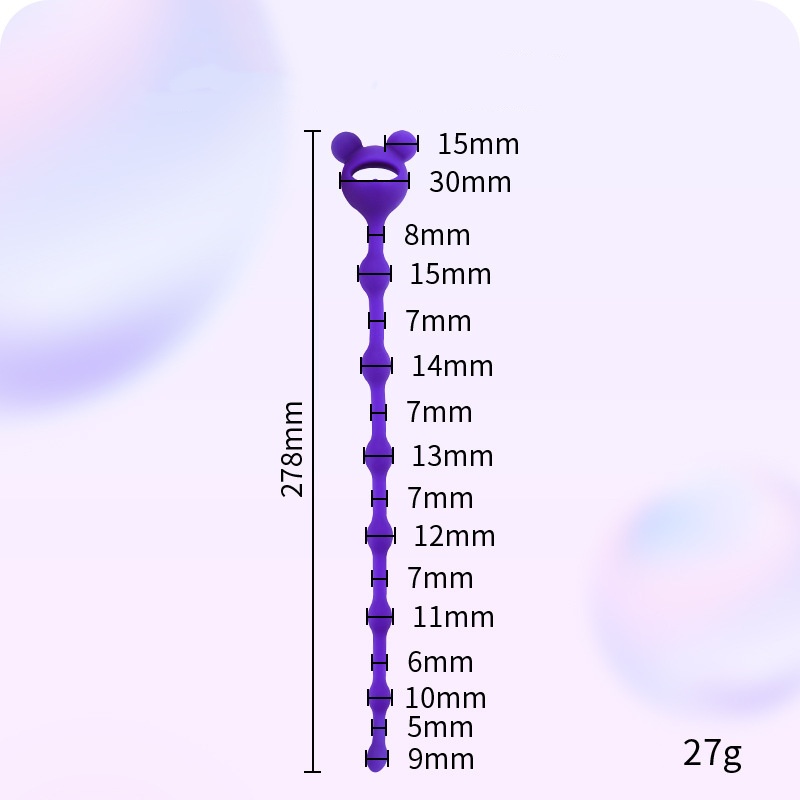 Mickey Silicone Urethral Sound -WeLovePlugs