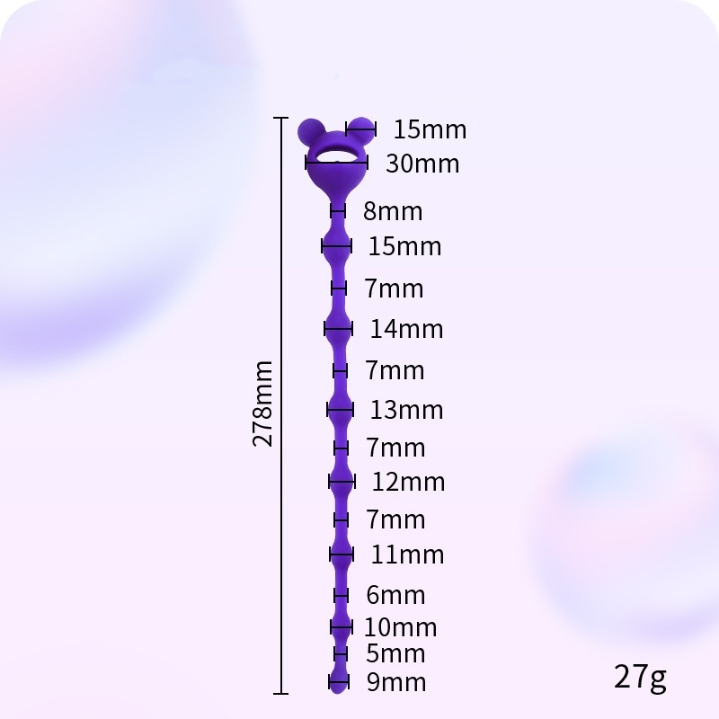 Mickey Silicone Urethral Sound -WeLovePlugs