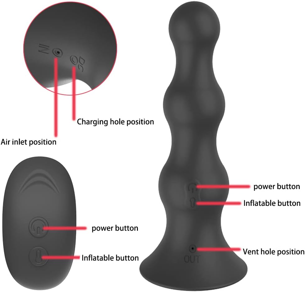 Wireless Inflatable Silicone Vibrating Butt Plug – WeLovePlugs