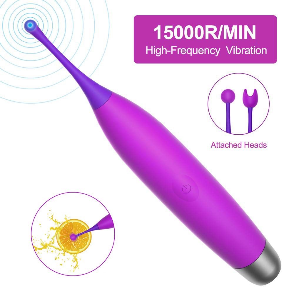 3 Heads 10 Modes Clitoral Vibrator -WeLovePlugs