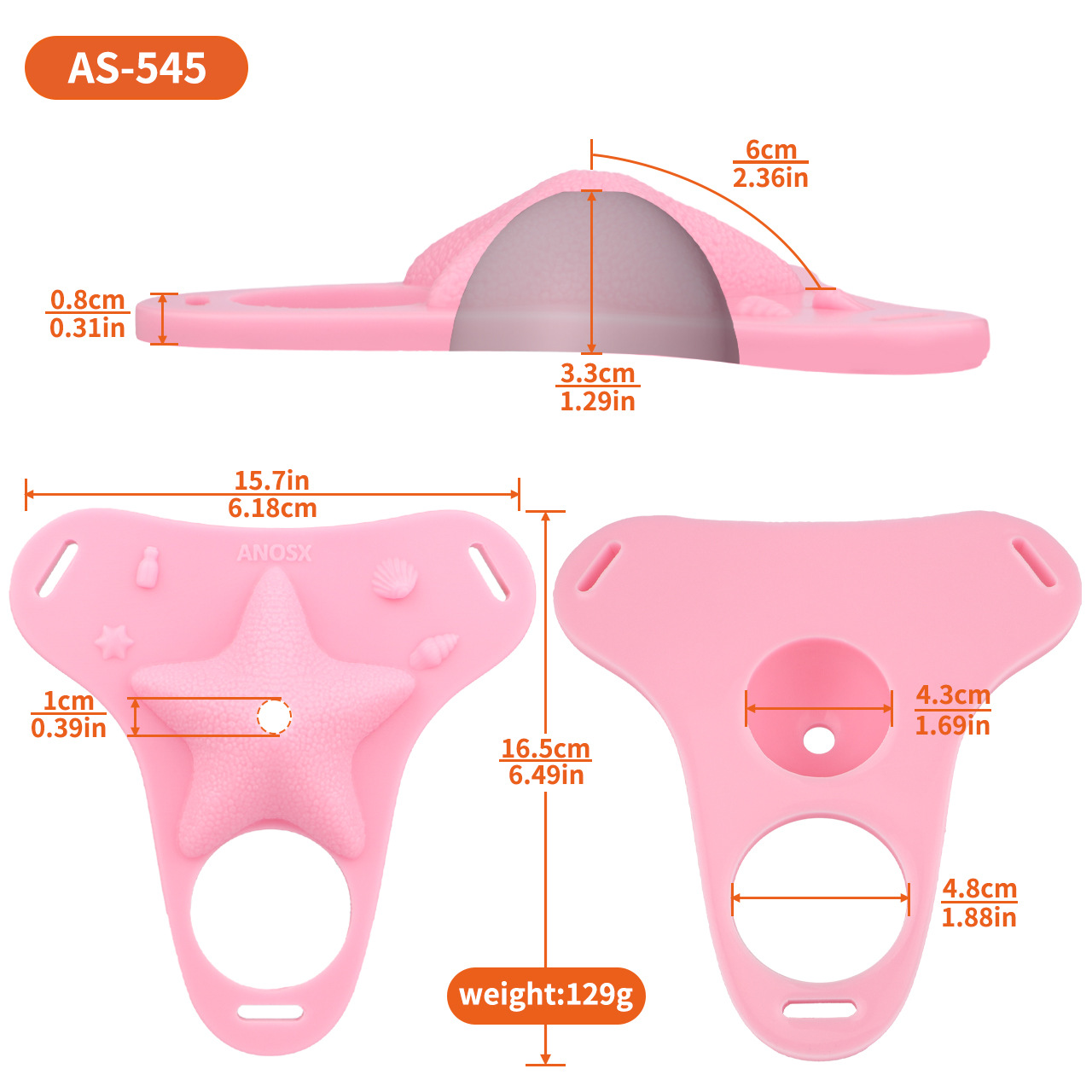 Starfish-inspired Chastity Cage Belt-WeLovePlugs