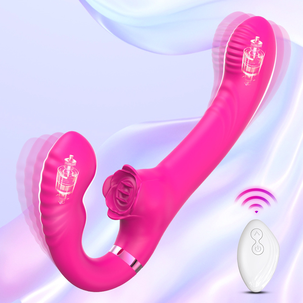 Remote Control G Spot Vibrator With Clit Licking -WeLovePlugs