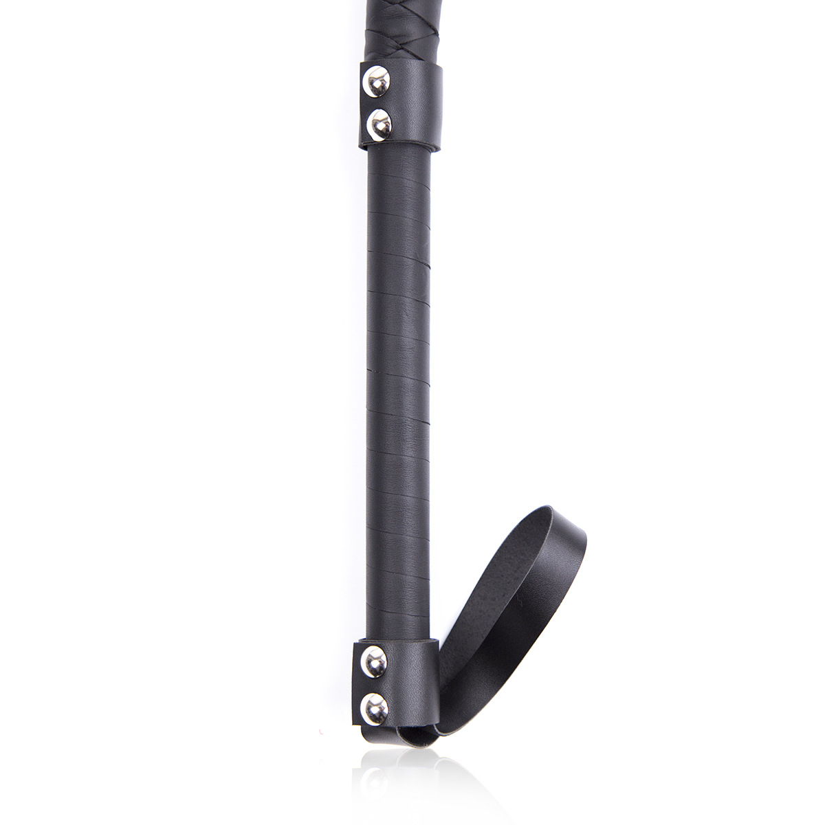 Horse Whip Braided PU Leather Whip Riding Crop and Whips-WeLovePlugs