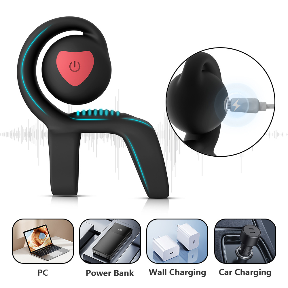 App Control Cock Ring With Snail Clit Stimulator-WeLovePlugs