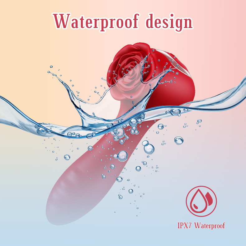 Rose Bead Vibrator Clit Licking Toy-WeLovePlugs