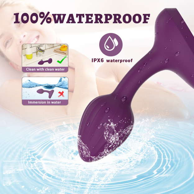 SilkyTouch Remote Control Vibrating Anal Butt Plug-WeLovePlugs