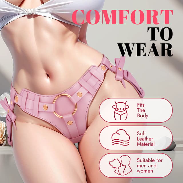 Beginner-Friendly Adjustable Strap-On Harness Kit with Multi-Ring Support System - image 7
