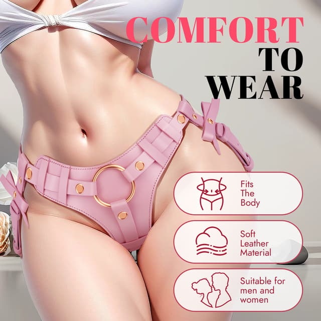 Beginner-Friendly Adjustable Strap-On Harness Kit with Multi-Ring Support System - image 7
