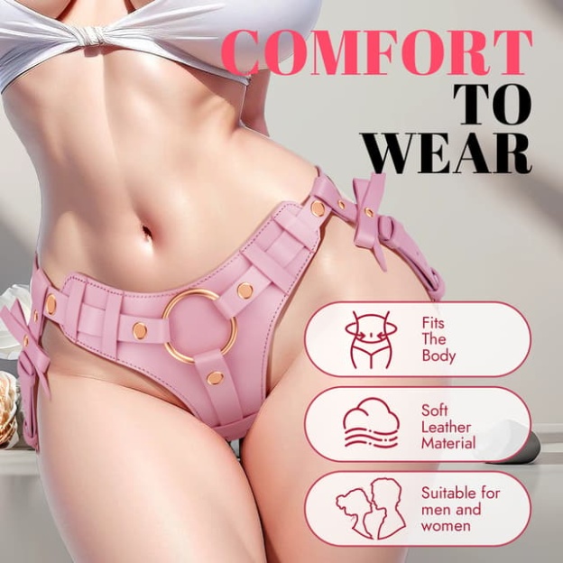 Beginner-Friendly Adjustable Strap-On Harness Kit with Multi-Ring Support System - image 7