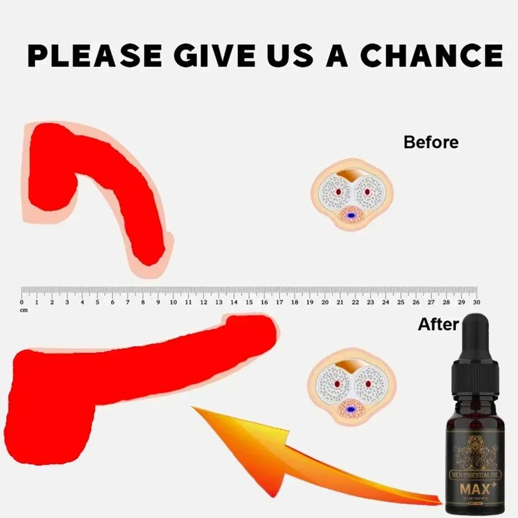 Penis Enlargement Erection Oil Cock Growth  -WeLovePlugs