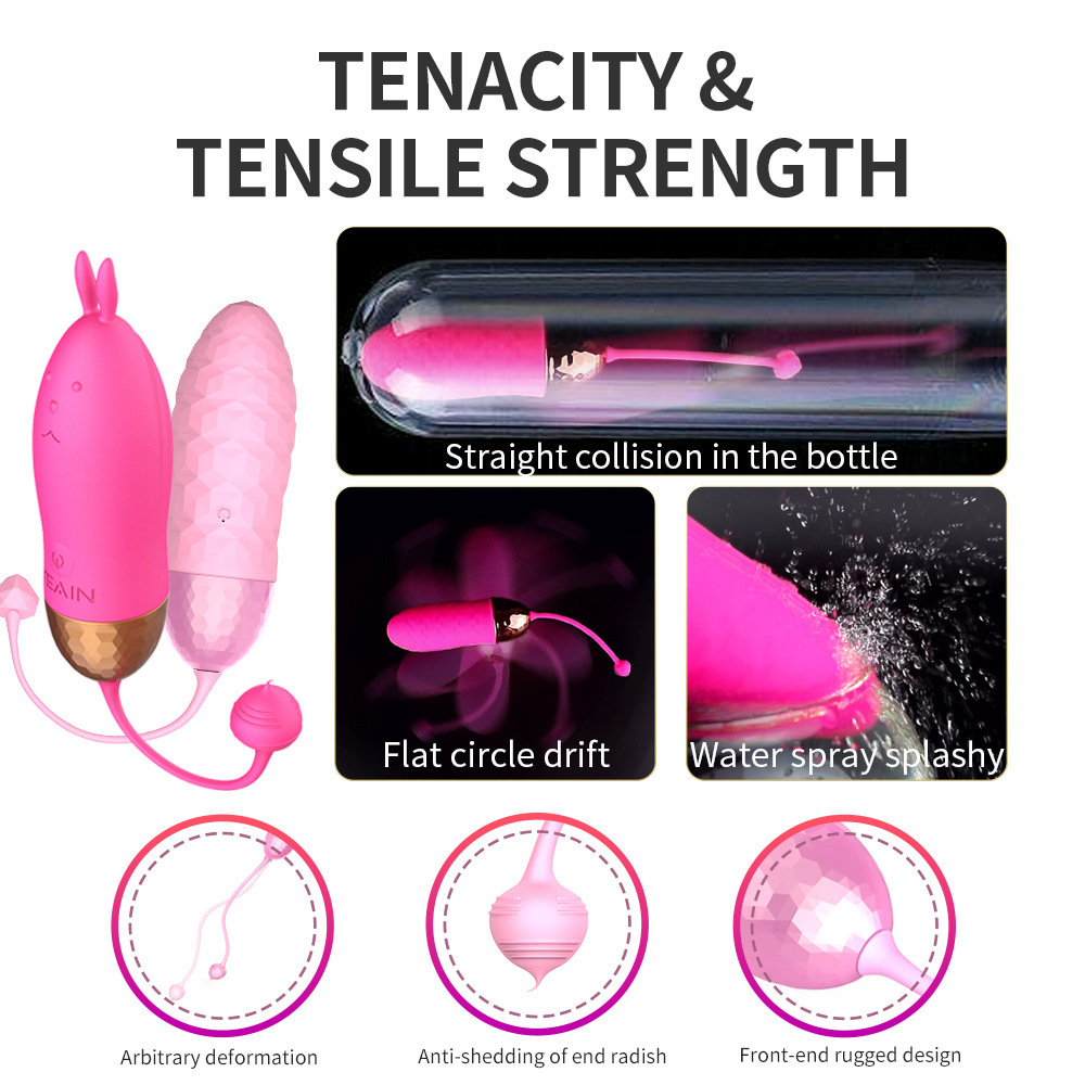 Heartbeat Bliss - 10X Vibrating Egg Rabbit Vibrator