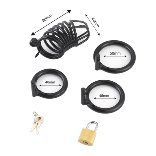 Dark Secret Chastity Cage Cock Cage -WeLovePlugs