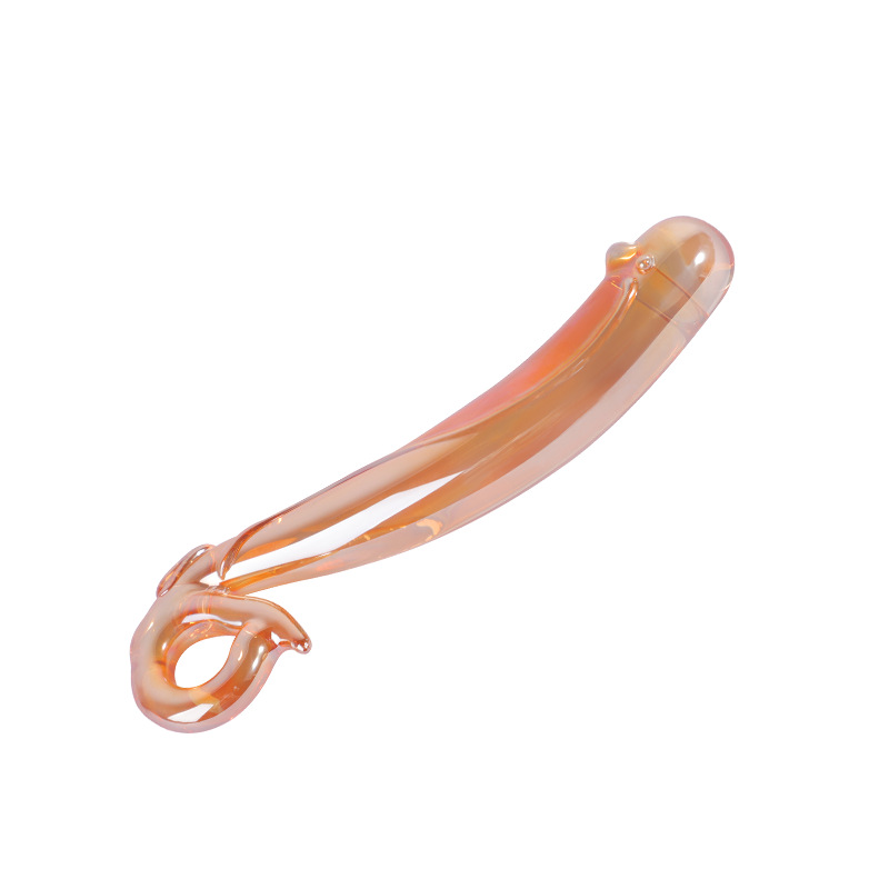 The Sacred Squirter – Curved Glass Dildo Wand for G-Spot & Temperature Play-WeLovePlugs
