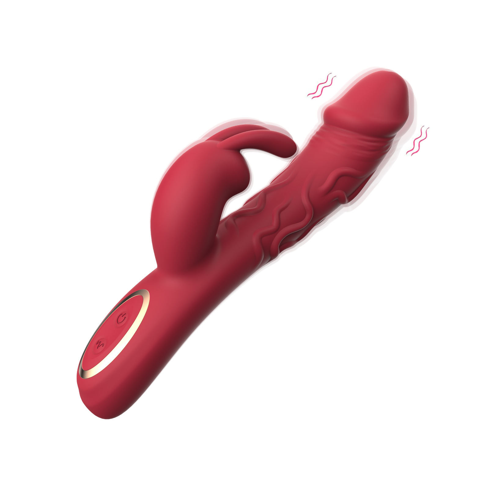10-Mode Silicone Dual-Stimulation Rabbit Vibrator-WeLovePlugs