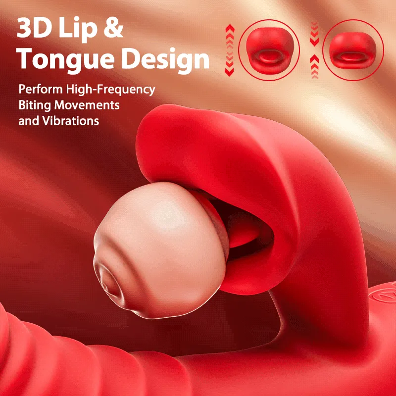 LickWave - 4 In 1 Thrusting & Licking Biting G-spot Vibrator - image 8