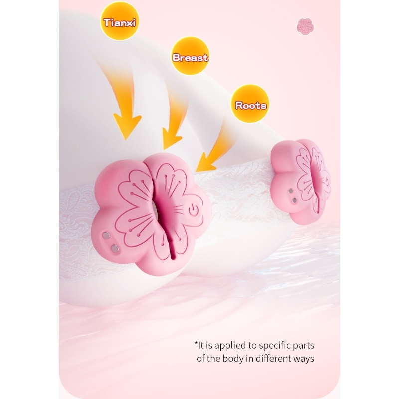 BloomVibe Petal Nipple Clamps Vibrator