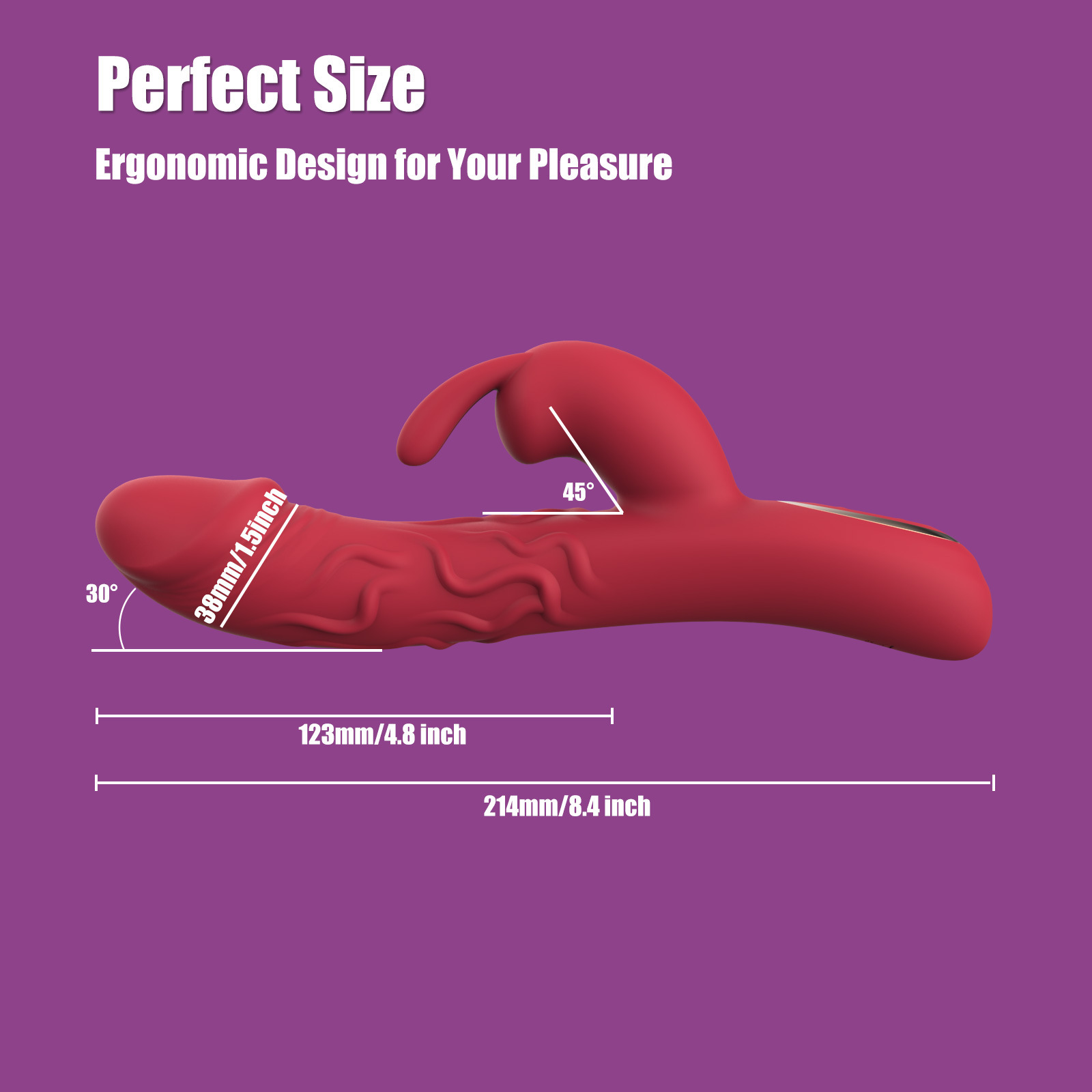10-Mode Silicone Dual-Stimulation Rabbit Vibrator-WeLovePlugs