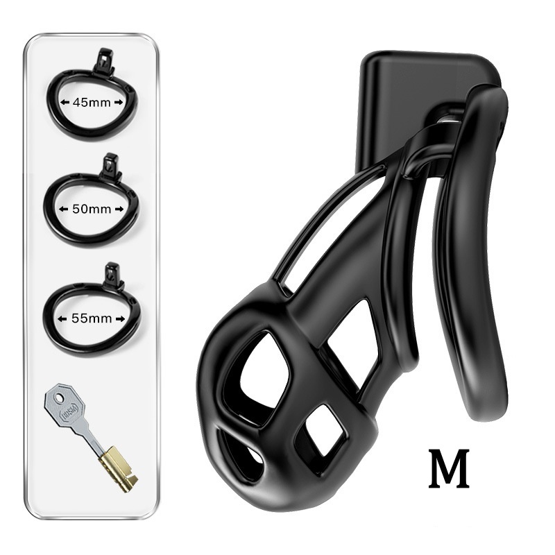 Black Cobra Slave Chastity Cage-WeLovePlugs