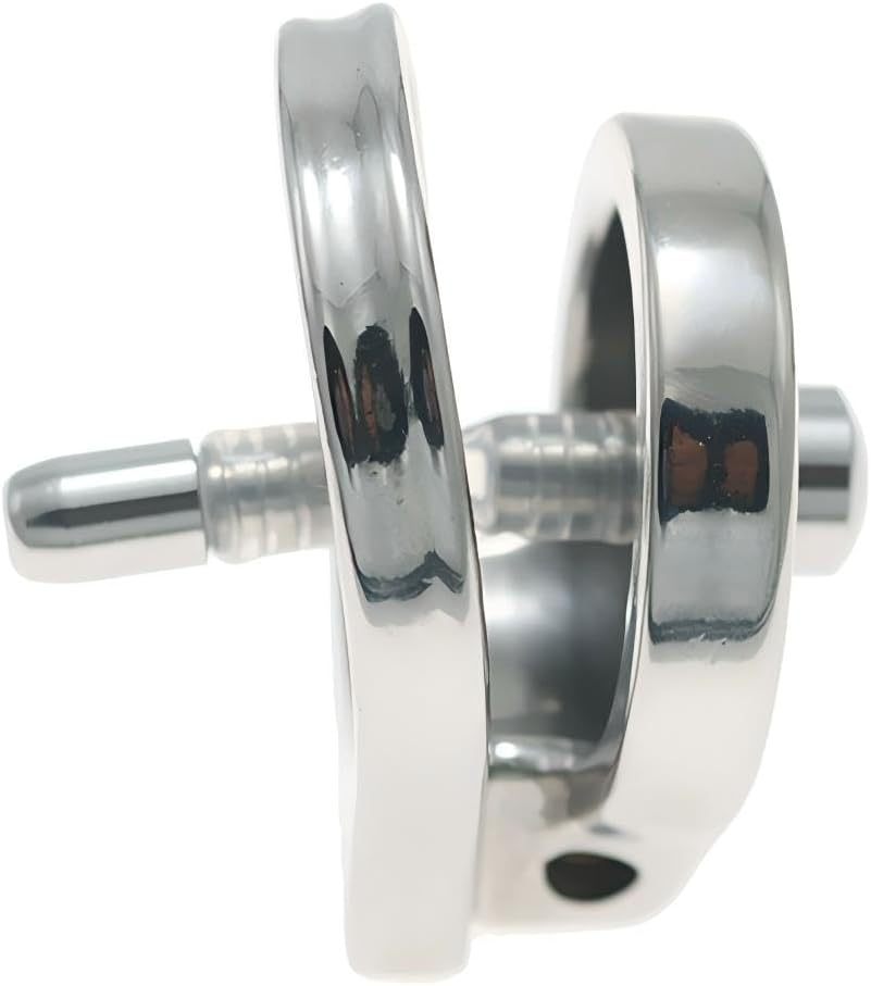 Thickened Stainless Steel Chastity Cage with 11.8-Inch Catheter – 4 Ring Sizes-WeLovePlugs