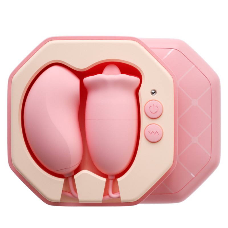 Jiuuy Vibrating Egg Massager - Pink - image 2