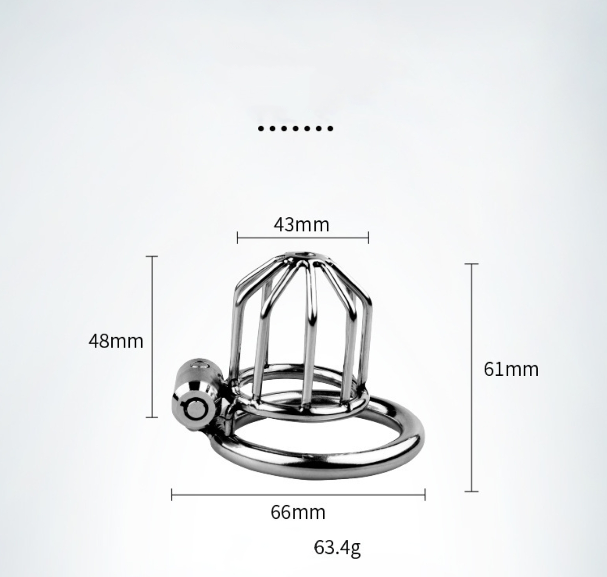 Point Chastity Cage -WeLovePlugs