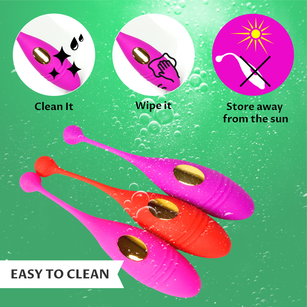 VibePulse Duo – Wireless Ribbed Egg Vibrator-WeLovePlugs