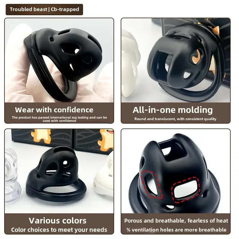 Adjustable ABS Chastity Cage – Lightweight & Discreet Lock for Long-Term Wear-WeLovePlugs