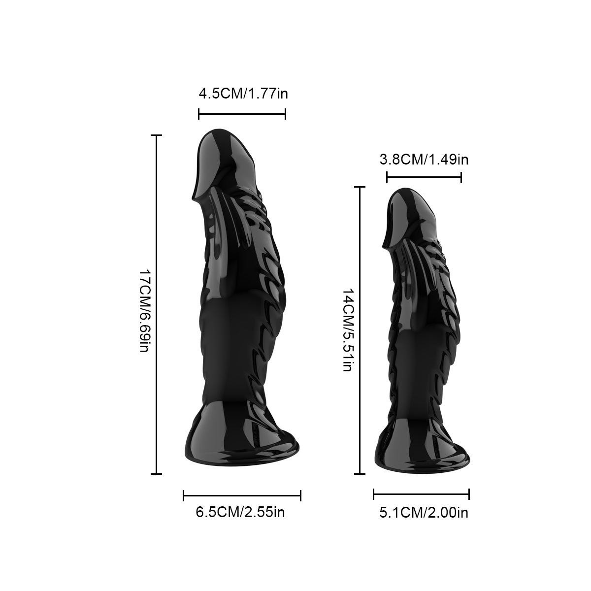 Heteromorphic Double Ended Strap-on Dildos-WeLovePlugs