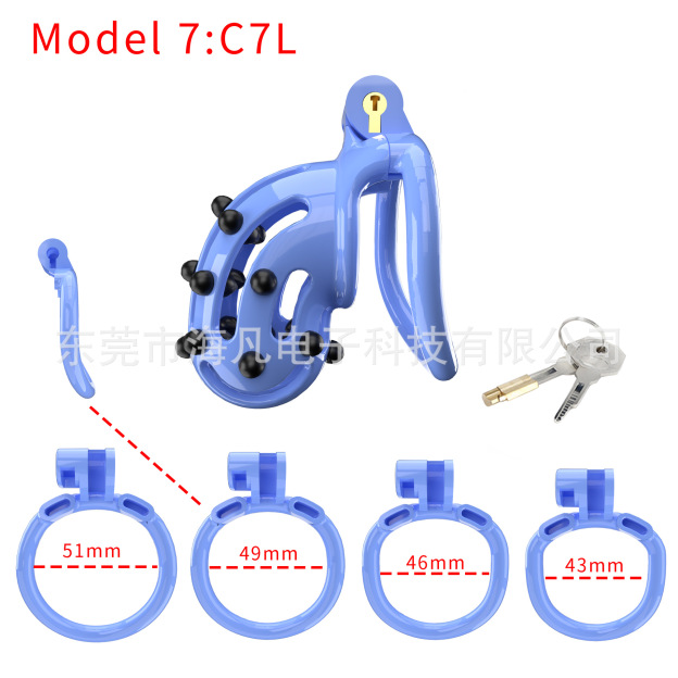 Cobra Chastity Cage with Spikes & 4 Rings -WeLovePlugs