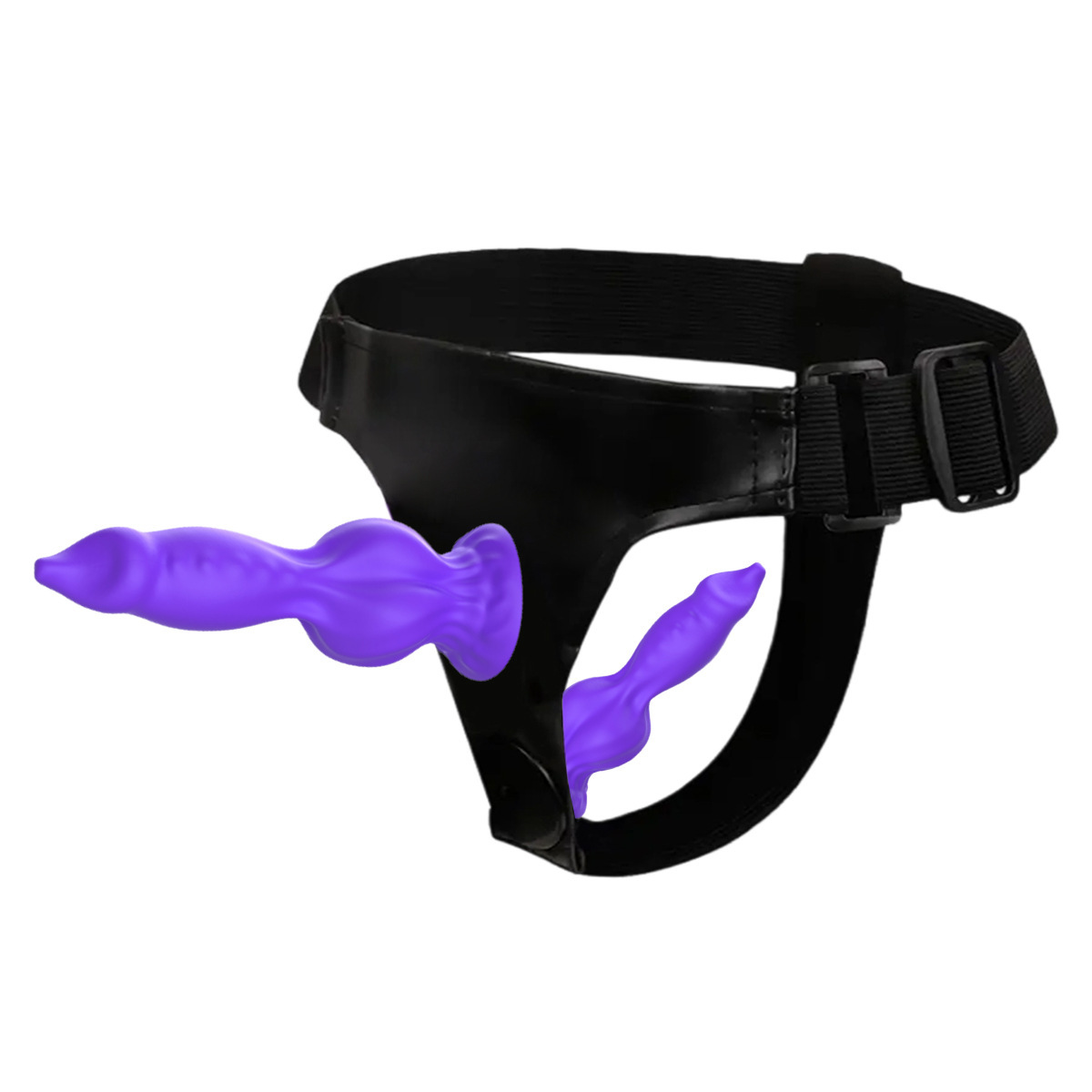 Duel Double Ended Strap-on Harness Set With Customizable Fit-WeLovePlugs