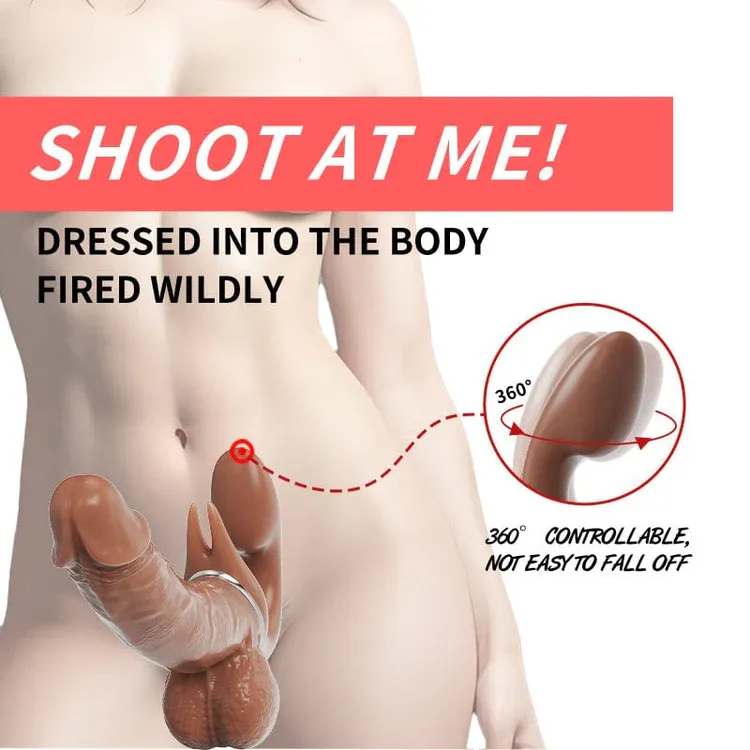 Dual Thrill 9-Mode Double-Ended Thrusting Realistic Dildo Vibrator-WeLovePlugs