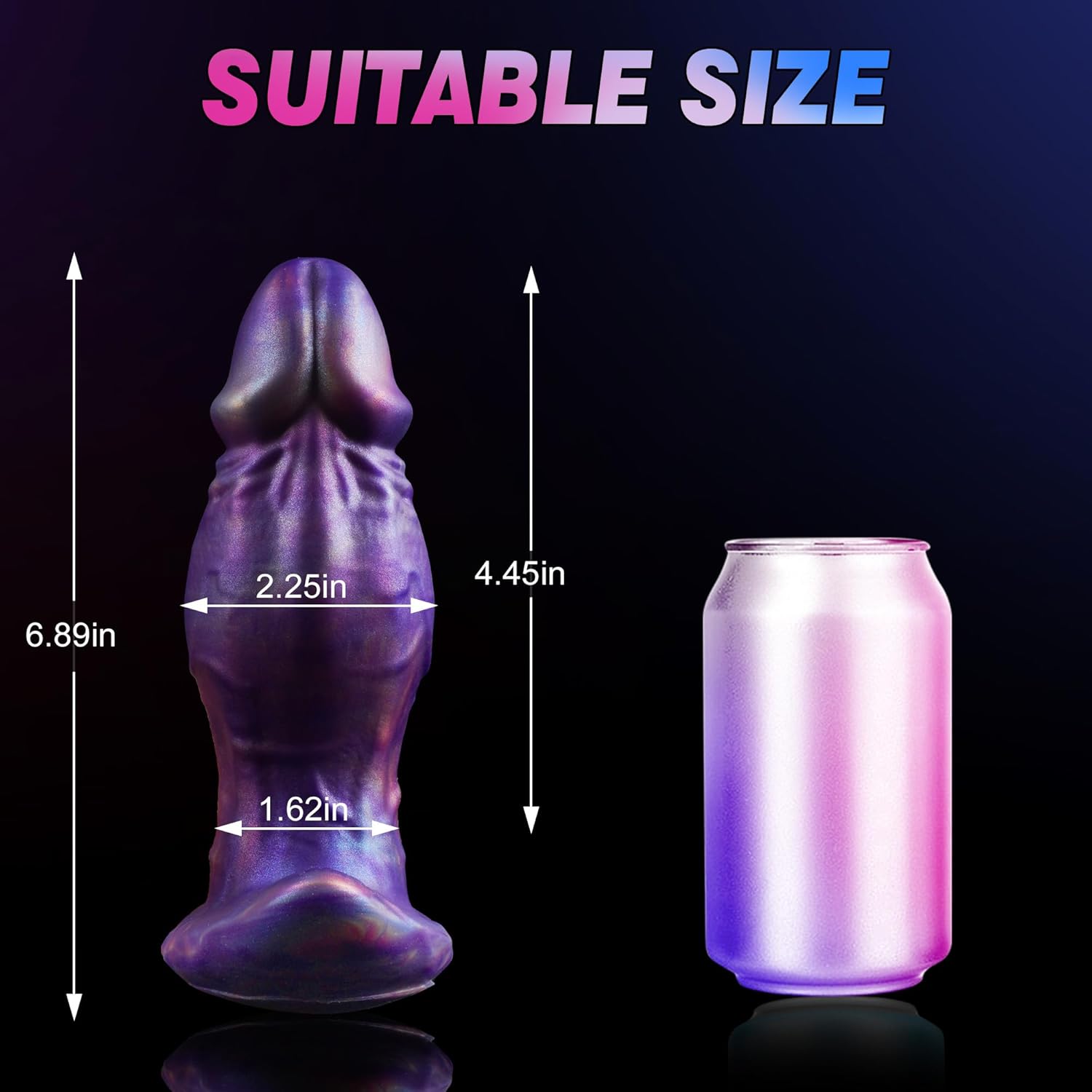 6.89" Large Butt Plug Big Monster Butt Plug Anal Toys-WeLovePlugs